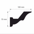 Stuckleiste für indirekte Beleuchtung LED OL-9